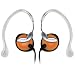 Produktbild Koss Clipper Sportclip Clip-On Kopfhörer Headset für iPod, iPhone, MP3 und Smartphone - Weiß/Orange