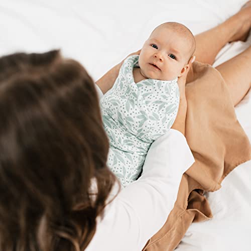 Image of aden + anais Essentials Swaddle Blanket, Muslin Blankets for Girls & Boys, Baby Receiving Swaddles, Newborn Gifts, Infant Shower Items, Toddler Gift, Wearable Swaddling Set, 4 Pack, Damsel