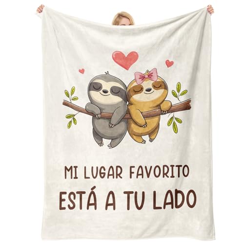 Einanmut Regalos San Valentín, Regalo para Novia, Manta Regalos para Mi Novia de Cumpleaños, Regalo Aniversario Pareja, Regalo Pareja,La Manta del Amor 50x60 Inches, Regalos Enamorados Originales
