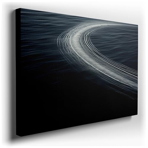 Canvas for Living room. Navigating Through Shadows: Unveiling the Rhythmic