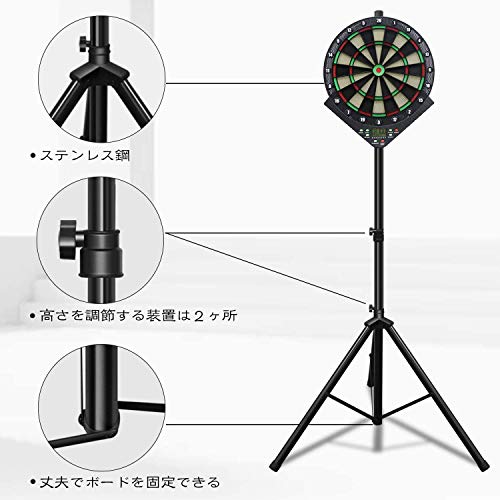 ダーツスタンド 自立式 簡単に組立 ダーツホルダー付属 DART