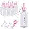 Seafulee 12-Pack 2 Oz White Coated Glass Dropper Bottles (60ml) With Glass Eye Droppers - UV Safe For Essential Oils, Aromatherapy