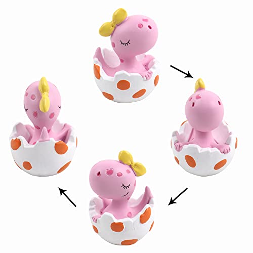 Ercadio 1 Pack 3D Resin Dinosaur Cake Toppers Pink New Born Dinosaur Cake Decoration Gender Reveal Dinosaur Cupcake Picks For Jungle Safari Dino Theme Baby Shower Kids Birthday Party Supplies thumb #6
