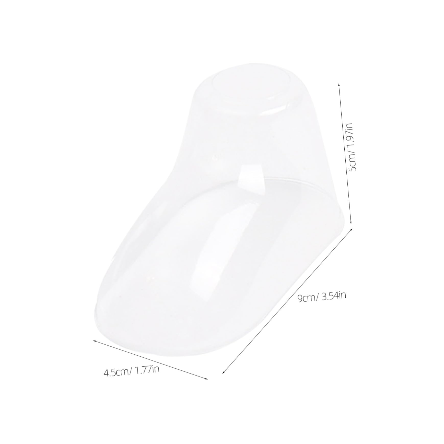 100 Stück Transparente Babyfüße Schuhhalter aus Kunststoff Socken Bootie display für Babysocken Schuhform zur Schuhformpflege und Präsentation