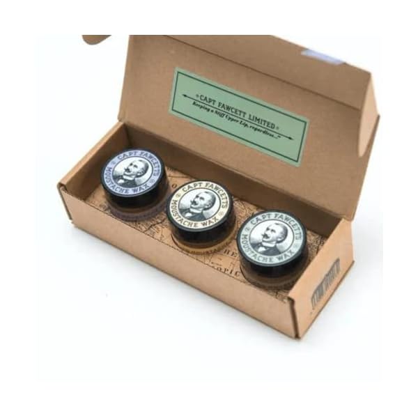 Moustache Wax Case 3 Geschmacksrichtungen Captain Fawcett 15ml – Bild 4