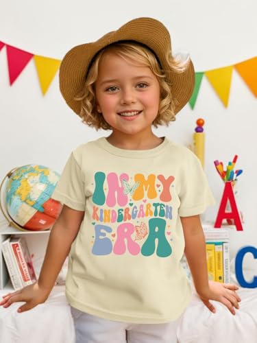 Image of Kindergarten Shirt for Girls First Day of Preschool Shirt Back to School T Shirt Summer Short Sleeve 3-7 Years