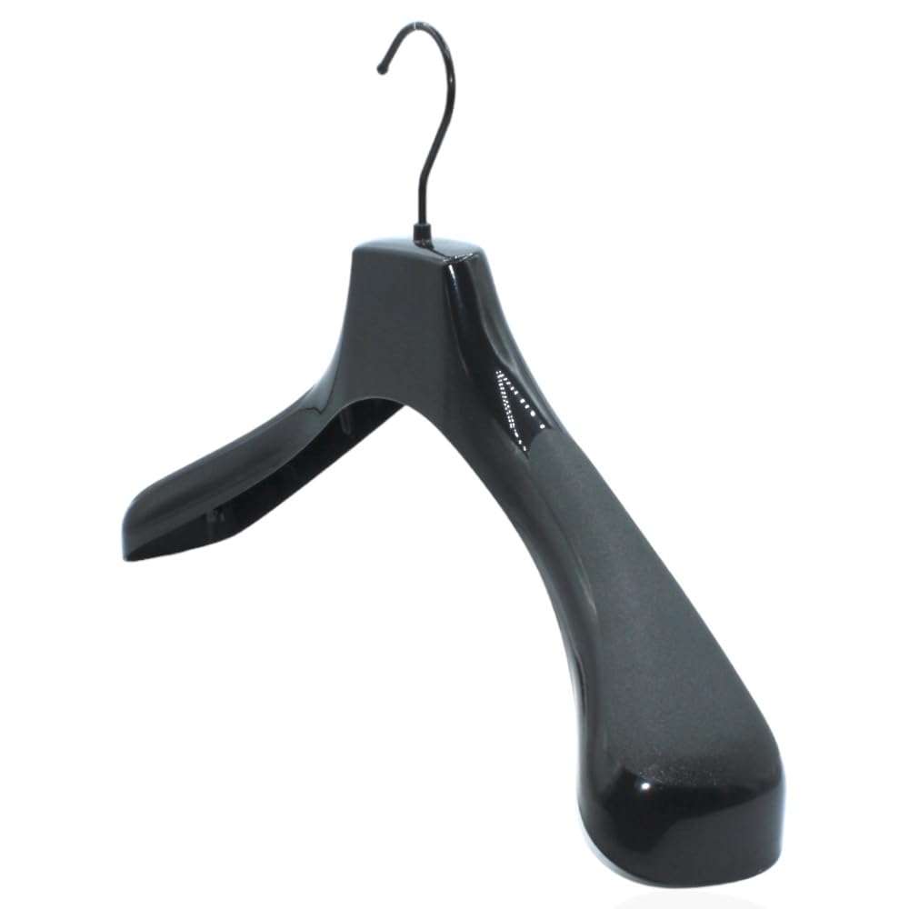 Kiroplast Grucce Giacche Uomo Extra Large Spalla Larga Appendini Capospalla Stampelle Giacca Ometti 42cm (10 Pezzi)