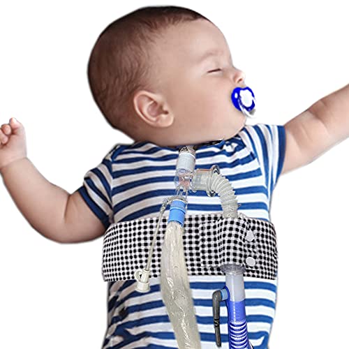 Adjustable Trach and Vent Circuit Belt Prevent Pulling the Circuit for Babies Children Kids
