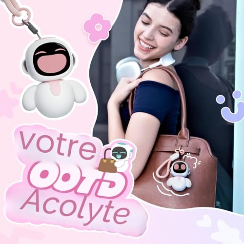 Robot Eilik portable interactif ENERGIZE LAB Eiliko Pink avec IA intégrée - 3