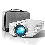 ELEPHAS 1080P HD LED Movie Projector, 7000L with 3000:1 Contrast, Support HDMI USB VGA Amazon Fire TV Smartphone, Ideal for Office Home Cinema Entertainment Games Party.