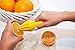 Prepara Juicy Juice Manual Hand Citrus Reamer for Lemons, Limes, and Oranges,Yellow