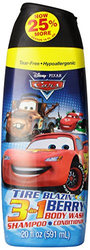 Disney Cars 3 in 1 Body Wash, 20 Ounce