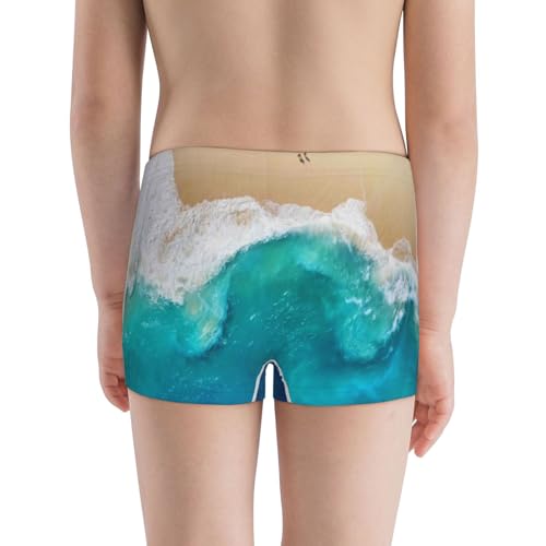 Boys' Cotton Boxer Brief Soft Underwear-Beach3