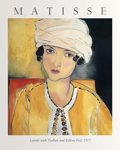Henri Matisse affiche portrait poster abstrait pour decoration salon chic