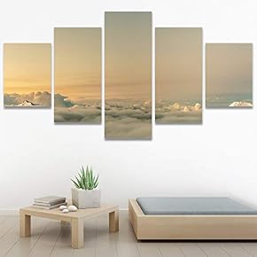 SIGNWIN 5 Panel Canvas Wall Art Modern Art...