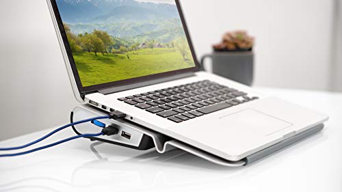 Base refrigerante para laptop con dos ventiladores miniatura 4