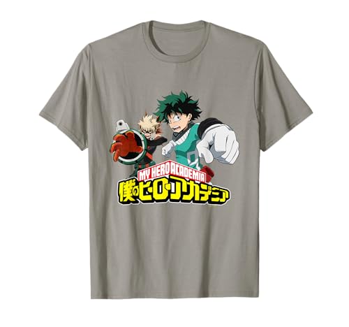 My Hero Academia Bakugo and Midoriya Postura de Lucha Camiseta