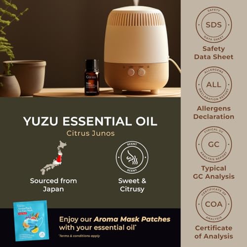 Image of 100% Pure Yuzu Essential Oil - 0.34 Fl Oz - Yuzu Oil for Hair, Skin, Diffuser, Aromatherapy & DIY Candle Making Scent