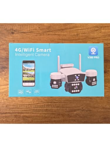 Kamera, Icampro Icp-95W 3+3+3 9mp Wıfı V380 Pro | 4kameralı Bataryalı Akıllı Kamera
