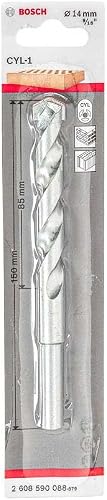 Bosch CYL-1 Masonry Drill Bit, 150 mm Length x 14 mm Diameter