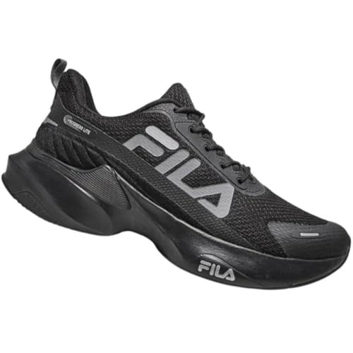 Tenis Fila Progress Lite Masculino,Preto/Grafite/Cinza,42