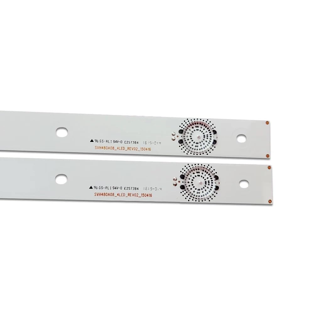 9 Pezzi SVH480A08 4LED REV02 480mm Striscia di retroilluminazione a LED Compatibile for TV da 48 Pollici LED48EC520UA LED48K300U