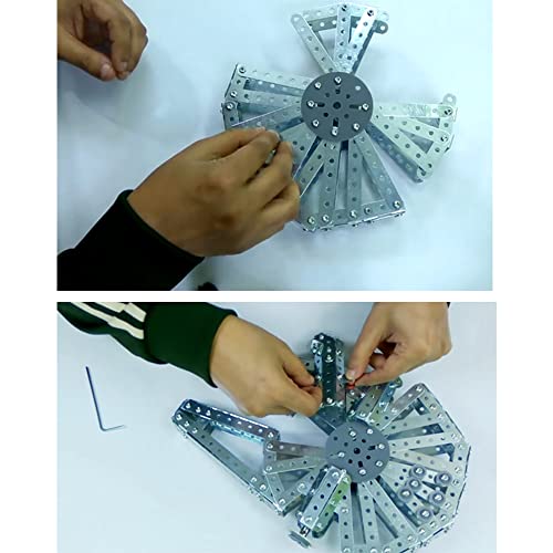 Image of TOYKRAFTT M'Tek Star Wars Millennium Falcon Metal Construction Set Toys for Boys 10 to 14 Years Spacecraft Building Blocks STEM Educational Engineering Kit Birthday Gift