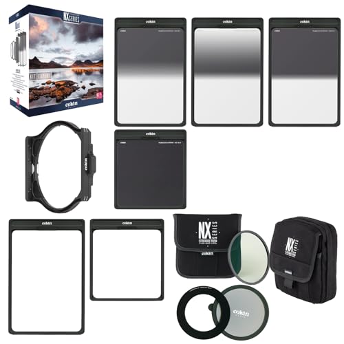 COKIN NX-Series Expert Kit inc. 100mm Filter-Holder + CPL + Wallet + NUANCES Extreme ND1024* + GND8 Soft* + GND8 Reverse* + GND8 Hard* (* in frames) + ø72/77/82mm Adapter ring + accessories