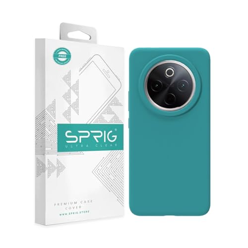 Image of SPRIG Compatible with Vivo T4 Premium SilkTone Back Cover Drop Tested Shock Proof Mobile Case for Men, Women, Boys and Girls with Camera Protection (Ocean Blue)