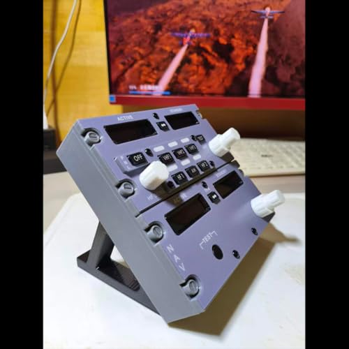 Panel de Sintonización Radio Cabina B737 1:1 Negro miniatura 2