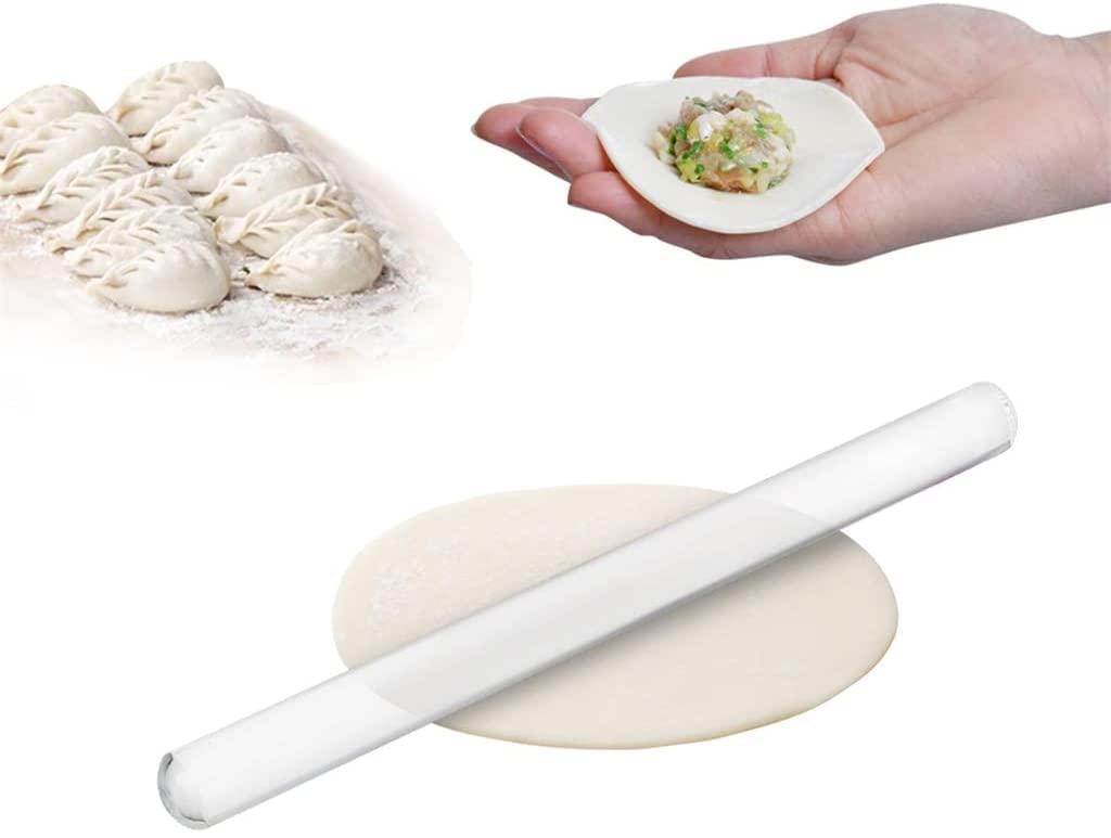 ACiyD Rodillos de Fondant Lisos portátiles, Rodillos acrílicos, Tablas de repostería, Herramientas para Pasteles, Herramientas de Rodillo Transparentes para Galletas y Pasteles