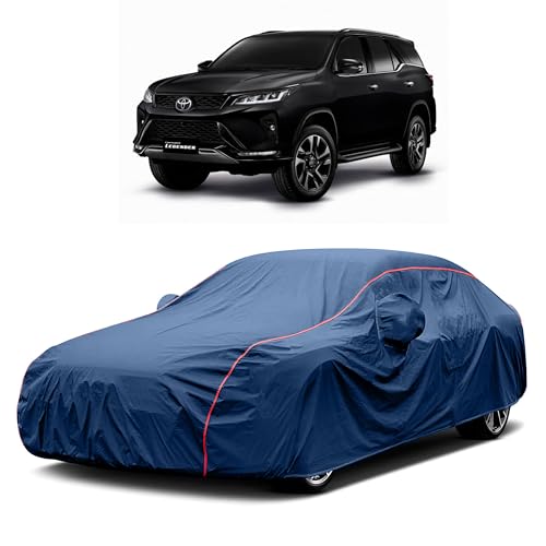 Image of Heavy-Duty Car Cover for Compatible with Toyota Fortuner Legender (2021 to 2025 All Models) Deluxe Car Protection Cover ? Waterproof & UV-Resistant All-Season Exterior Protection