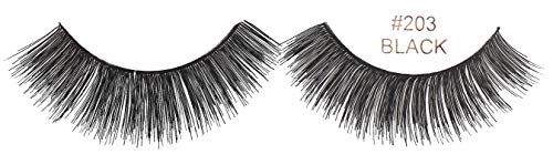 Lucat Beauty Cílio Postíço Human Hair Preto Lucat 203