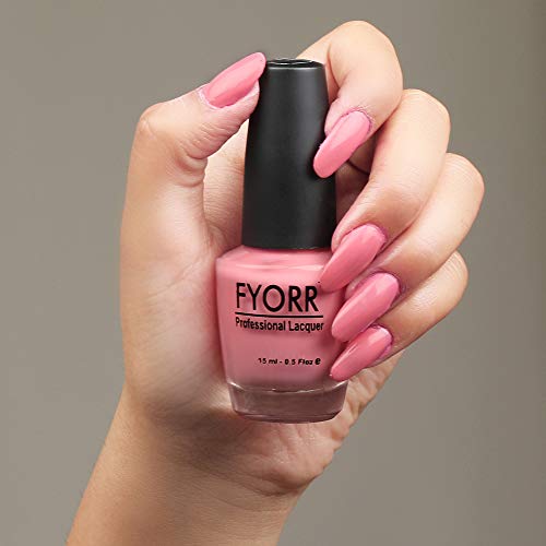 Image of FYORR 15ML Quick Dry Long Lasting Smooth Finish Nail Polish (Cotton Rose)