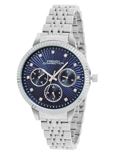 French Connection Analog Blue Dial Womens Watch-FCN072SM (B0D78NVG4J) Amazon Price History, Amazon Price Tracker