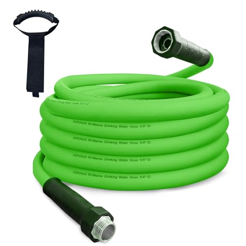 Image of Cupohus RV Water Hose 25FT, 5 /8 inch Extra Thick Wall Drinking Water Hose