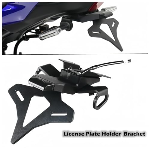 Support de plaque moto Yamaha MT07 pour sorties week-end et roadtrips