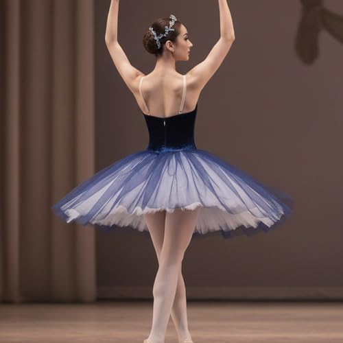 Costume Adult Dance Leotard Ballet Dress Camisole Bodysuit Maxi Tulle Dance Costume Adult Dancewear — view 5