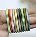Spiral Hair Ties 100Pcs No Crease Coil Elastic Macaron Phone Cord for Women Girls