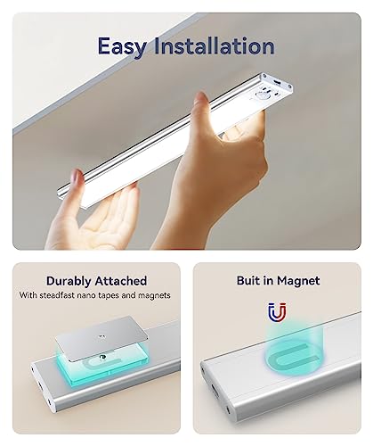Doopa Under Cabinet Lights, 8 Inch Motion Sensor Light Indoor, 31-Led Battery Operated Lights (7000K), Under Counter Lights For Kitchen, Wardrobe, Cupboard (2 Pack) #TOP6
