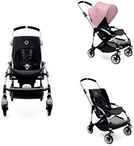 Bugaboo Bee3 Stroller - Soft Pink - Black - Aluminum