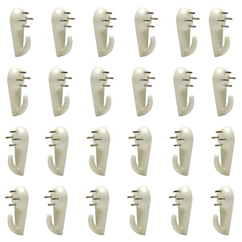 Image of Nails for Hanging Pictures,Picture Hooks Hardwall Hanger for Hardware, Fasteners & Hooks Wall Mount Non-Mark Hook Picture Photo Frame Hangers(50pcs,40*20mm)