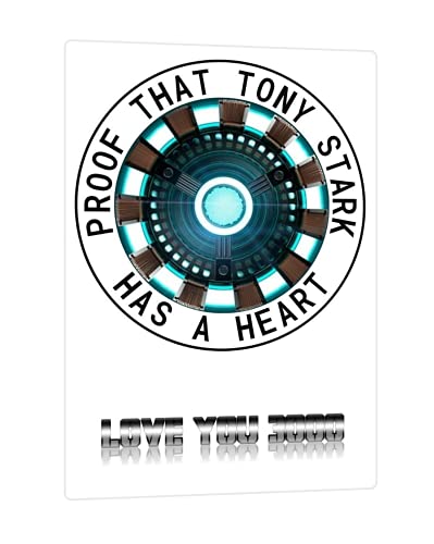 Image of Superhero Ironman Arc Reactor Nanotech Waterproof Digital Picture Magnet. Large Size 10cms x 7cms; Multi Color 1 Piece Ironman Arc Reactor Office Fridge Magnet. Iron Man Gift Souvenir AV-17