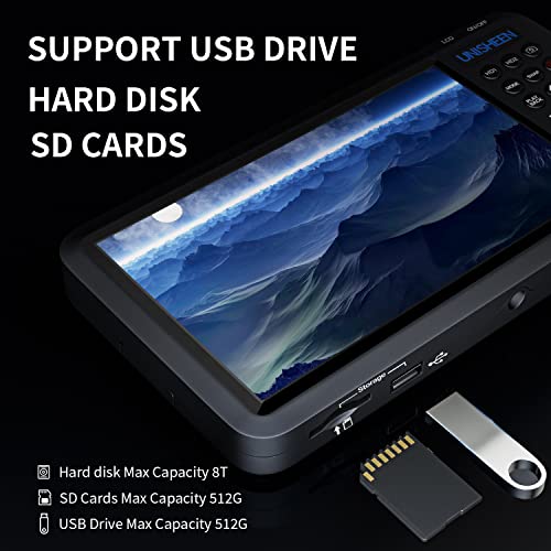 Unisheen UR500 Hd Video Capture Box 2 Channel Hdmi Picture-In-Picture Video Recorder With Screen 7 Inches Mp4 Support Sd Card U Disk Storage 1080P 60 Fps Have Usb2.0 Cable Remote Control thumb #2