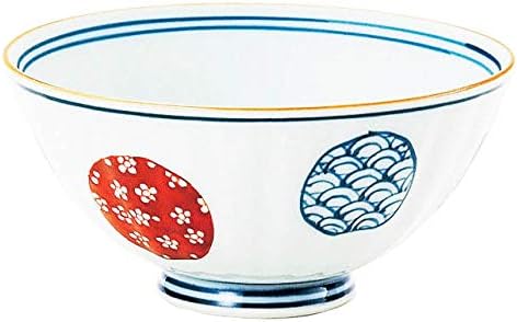日本陶彩 Japanese Ceramics S38038260 Rice Bowl, White, 4.5 inches (11.5 cm)