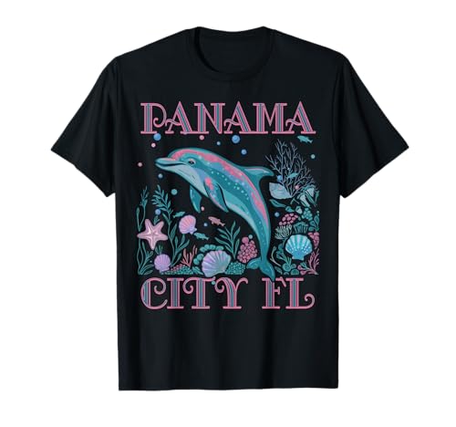 PANAMA CITY FL DOLPHIN BUNTER STRAND SOUVENIR T-Shirt