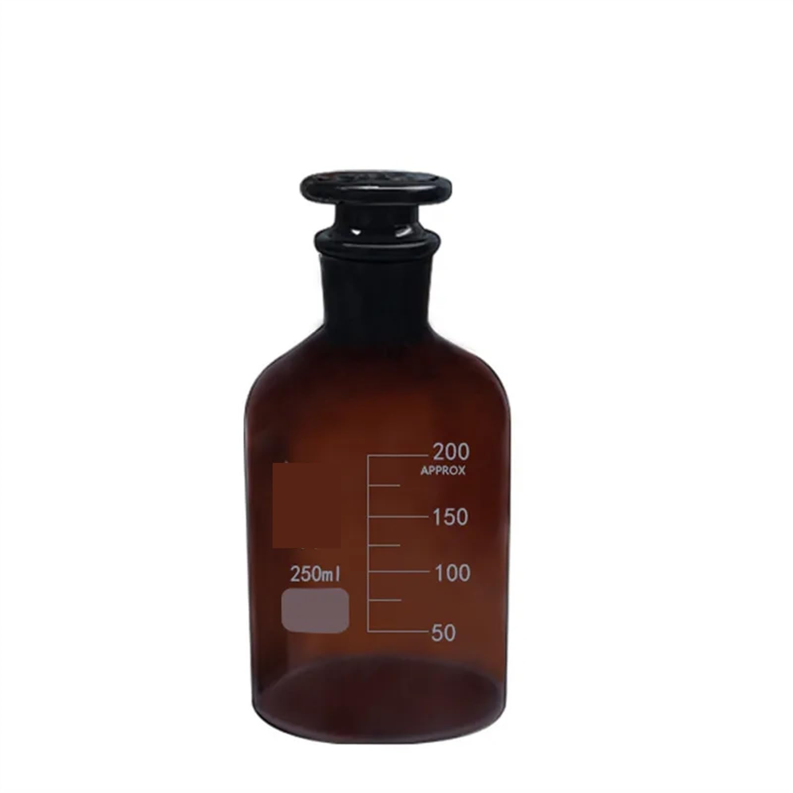 Butelka z odczynnikiem laboratoryjnym, mała, brązowa, z matowym szkłem, różne rozmiary, opakowanie 11 sztuk(60mlx2pcs)