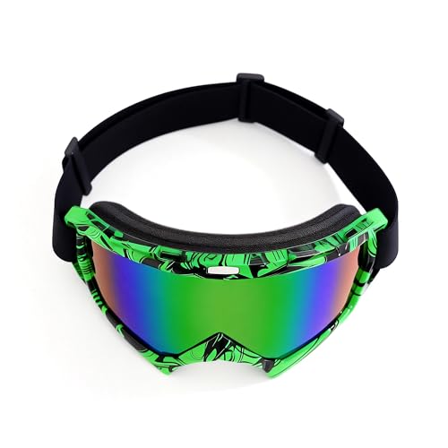 Image of Dirt Bike Goggles Motorcycle ATV Glass Riding Four Wheeler Offroad Mx Racing Helmet Goggles
