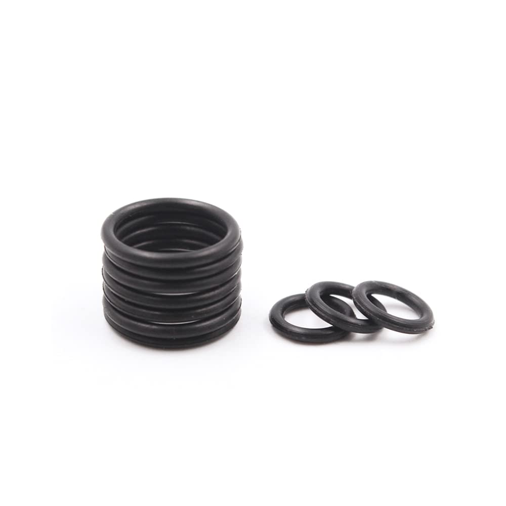 50 Pezzi O-Ring In Gomma Nera NBR 8x4x2mm - Guarnizioni Per Tenuta Stagna