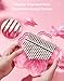 Clear Kalimba Thumb Piano 21 Key with EVA Protective Case Full Kit, Sakura Shape Transparent Crystal Kalimba 21 Key, Professional Musical Instruments for Kid Adult Beginners,Pink 21 notes